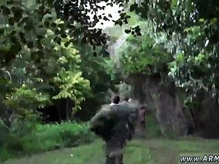 Brazilian soldiers naked, trading wild military blowjob tales, oh yeah!