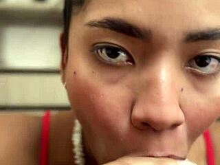 pov blowjob with huge throbing cock in my mouf -amateur couple-