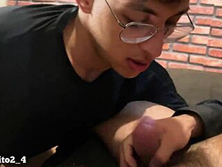 Ryan Ross and Mike Bebecito sucking hard after work