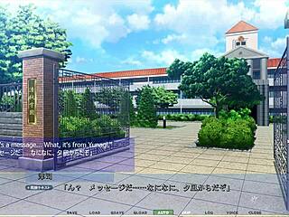 Akumeru family - yunagi route part 2 - relaxing massage in the pool