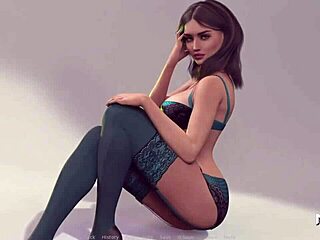 beautiful model intriguingly shows fashion work in cute poses