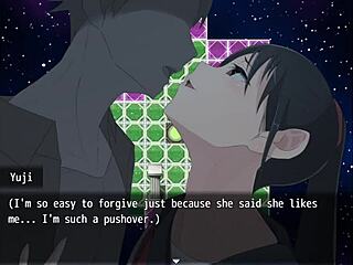 In the nympho village, the cute student Tamami dives into muff diving with the group.