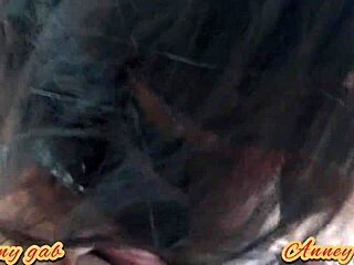 Masked wife sucks monster cock from Jhonny Gab!