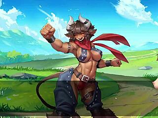 【異世界ジャンケン勇者の実況プレイ パート2】ミノスちゃん攻略編！肉肉肉ぅ！筋肉娘！