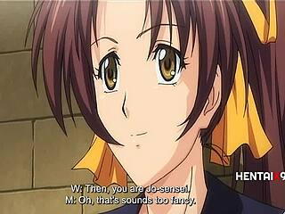 Pervy Teacher Blackmails Petite Campus Lesbians in Uncensored Hentai Action