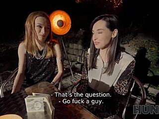 Cuckold watches friend fuck his girlfriend with redhead tits