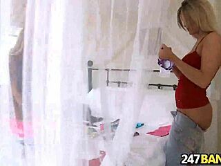 Whoa, anal loving blondes Mackenzee Pierce and Jessica Lynn dive into hardcore assfucking with blowjobs!