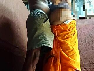 Indian Stepmother's Desi Creampie Pussy in Hardcore Xmas with Stepson