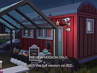 What happens in this backstage 3d hentai preview with naughty sex?