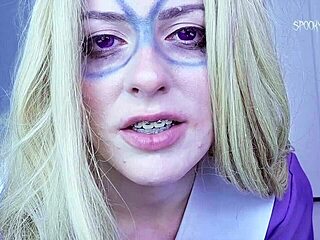 Mt Lady from MHA falls under villain’s spell with a magic butt plug, turning into an OBEDIENT SLUT.