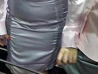 exploring silver satin skirts from skirtshouse