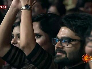 Feeling the huge boobs and nipples of Lakshmi Manchu.