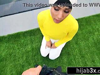 I’m teaching my beautiful Muslim stepsister all about sex with her stepbro.