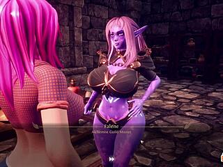 Amber-Mae tejelése és Cassie dugása tenyésztőkkel