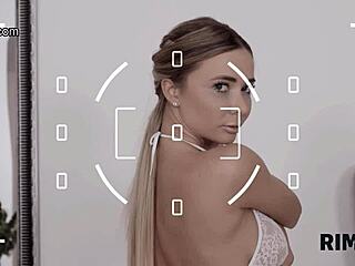 Rim4k model crushes on photographer, licks his ass