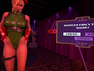 Cammy White Rides Cock In Virtual Reality Cosplay Game