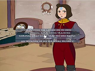 big anime booty in four element trainer 😍