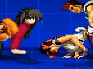 yuri and rin sharing emotional anime moments.