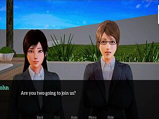 I got a new famly in this anime game, it's so weird