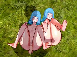 3d hentai teasing big ass and tits