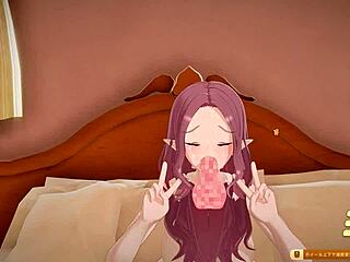 perverted guy toys with cute girl