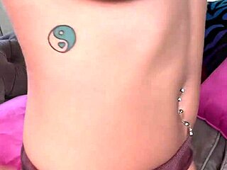 Luna Luxe On The Couch Playing With Her Pink Vibrator