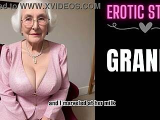 Dans cette histoire de mamie, la vieille appelle un jeune escort 18+ pour une baise torride