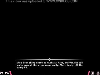 double homework with hot redhead teens in sex game!