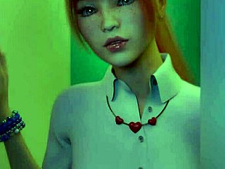 double homework with hot redhead teens in sex game!