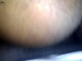 Curvy ebony Chanel B teases with homemade striptease, ripping clothes for pleasure