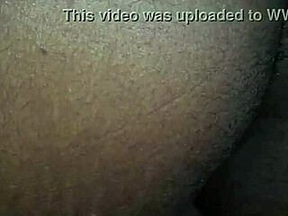 Curvy ebony Chanel B teases with homemade striptease, ripping clothes for pleasure