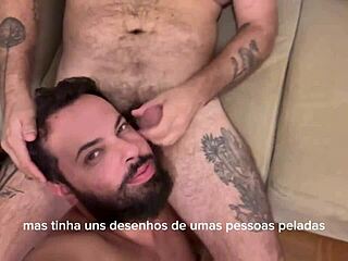 Bearded Man Sucks Forty-One Cocks in Intense Blowjob Session