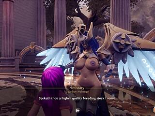 I love eating the emissary's shaved pussy in this hot hentai gangbang episode 5