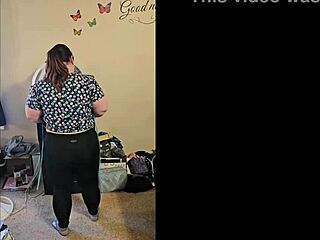 bbw dances teasingly to milkshake song