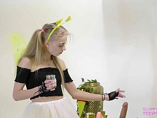 Petite Girl In Bee Costume Licks Honey And Sucks Cocks Trailer 01 Bonnie Dolce