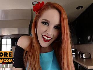 pov encounter with dirty talking spanish babe amarna miller