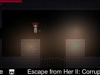 I play escape from her ii corruption game with tickling and bondage