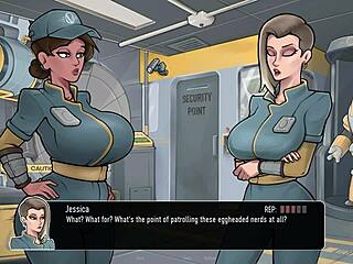 Milf Caught In Deep Vault 69 Parody.