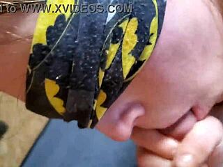 giving it to her in the shop