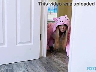 curious little stepsis lulu chu gets bent over by michael swayze!!