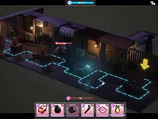 cute honey bunny girl hentai game pornplay ep 4 cuckolding threesome in the back alley