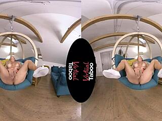 Virtual taboo with blonde orgasm 😏