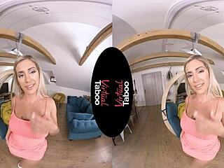 Virtual taboo with blonde orgasm 😏