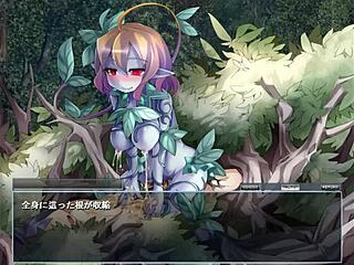 dryad emerges from the game in hentai anime fantasy adventure