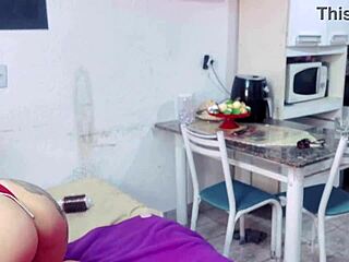 My Relaxed Domestic Employee Arranges the House Comfortably