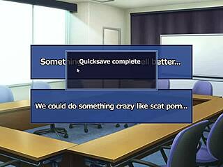 having sex with your colleague in this hentai game part 1