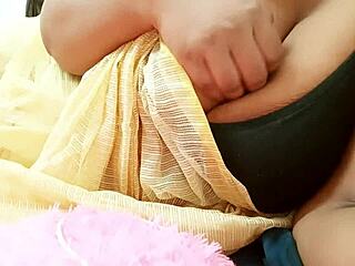 North indian lady explores cultural traditions