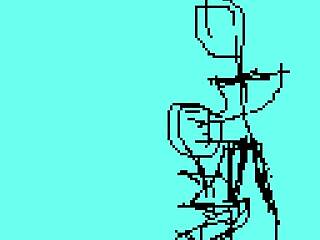 Testing my pixel art animation with a doll performing oral sex, just the blowjob part.