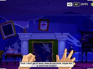 Halloween house filled with intriguing sexual encounters