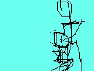 Testing my pixel art animation with a doll performing oral sex, just the blowjob part.